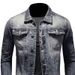 Men's Clothing Large Size Denim Jacket Men's Jacket Slim Fit Fashion Casual Personality Spring And Autumn Motorcycle All Match_mkmklike.com