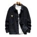 Large Size Men's Pure Cotton Denim Jacket Men's Trendy Brand Fattened Plus Size Tooling Denim Jacket Men's Clothing_mkmklike.com