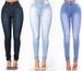 Women's High Waist Stretch Skinny Jeans – Slim Fit Denim Pants For Casual & Work (Grey/White/Black/Navy/Light Blue) – S To 3XL_mkmklike.com