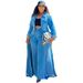 Women's Loose Denim Long Coat European American Style Button Cardigan Trench Coat Jacket With Long Sleeves For Autumn Winter_mkmklike.com