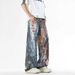 "Abandoned Studio Jeans – Oil Paint Splatter Denim For Midnight Gallery Raiders & Smuggled Canvas Rebels"_mkmklike.com