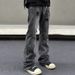 Men's Clothing Men's Straight Flared Cleanfit Pants High Street Vibe_mkmklike.com