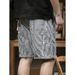 Men's Clothing Summer Striped Plus Size Sports Cargo Shorts Men's Style Casual Five Point Pants Trendy Denim_mkmklike.com