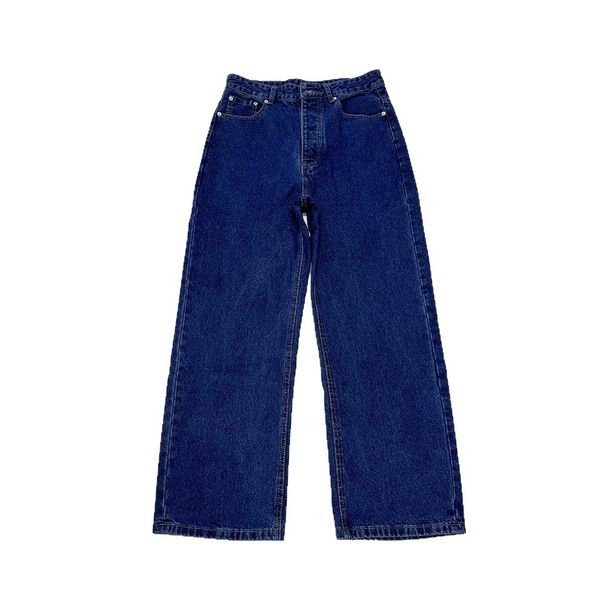 Men's Washed Straight-Leg Relaxed Fit Vintage Blue Jeans | Kenijima Style Denim Pants | Comfortable Cotton Blend With Slight Stretch | S/M/L/XL_mkmklike.com