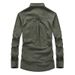 European And American Fashion Denim Pocket Long Sleeve Square Collar Shirt Men's New Trendy Clothing_mkmklike.com