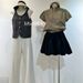 White Micro-elastic High-waisted Women's Jeans For Spring And Summer, Vintage Washed, High-end Blue Wide-leg Cropped_mkmklike.com