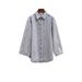 S Home Spring New Style Fashionable Loose Casual French Retro Vintage Vintage Diamond Set Collar Denim Shirt Coat_mkmklike.com