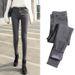 New Style Fleece-lined Thicked Wom's Jeans, Warm Cotton Elastic Slim-fit Pants, High-waisted Trdy Trousers For_mkmklike.com