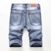 Men's Clothing Denim Pants With Holes Personality Retro Multi Color Pants Elastic_mkmklike.com