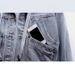 K Loose Short Denim Jacket For Women; Commuting Long-sleeved Hooded Jacket With Multiple Pockets; Top_mkmklike.com