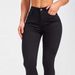Women's Clothing Mid Waist Slim Elastic Black Tight Skinny Pants Jeans Elastic_mkmklike.com