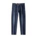 Men's Clothing, New Autumn And Winter Trend Men's Slim-fit Straight Fashion Versatile Elastic High Jeans And Trousers_mkmklike.com