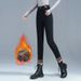 Fleece-Lined Thickened High-Waisted Slimming Jeans For Women Winter New Versatile Outerwear Stretch Slim Fit Harem_mkmklike.com