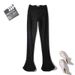 Trendy Girl Closet Trendy Girl Closet Hot Sale European And American Style Slim Fit Leg-Lengthening Bootcut Flared Floor-Length Washed Jeans_mkmklike.com