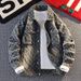 American Retro Washed Vintage Jacquard High Street Denim For Men Spring Autumn Loose Casual Jacket Top_mkmklike.com