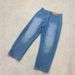 Retro Washed Distressed Jeans Straight Leg Trousers Men's Women's Autumn Winter Street Casual Letter Embroidery_mkmklike.com