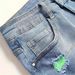 Men's Light Blue Distressed Denim Shorts Straight-Leg Mid-Length Washed Ripped Streetwear Clothing_mkmklike.com