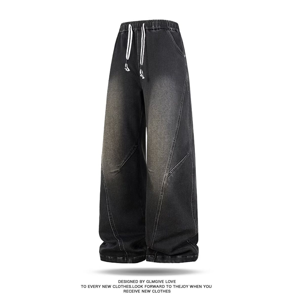 Men's Retro Wide-Leg Jeans – American Vintage Style Straight Denim Pants (Black/Blue, S-3XL)_mkmklike.com