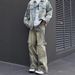 Tooling Jeans Men's Spring And Autumn Cleanfit American High Street Niche Design Trendy Brand Loose Straight Pants_mkmklike.com