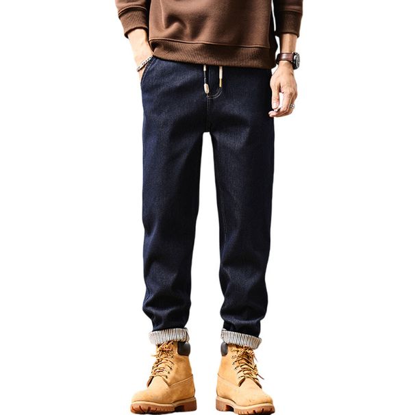 Men's Slim Tapered Jeans – Vintage Washed Denim Pants With Urban Street Style & Comfort Fit_mkmklike.com