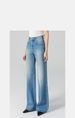 High-Waisted Supermodel Pants For Women Four-Way Stretch Loose Fit Slightly Flared Straight Leg Light Blue Denim Jeans Spring_mkmklike.com