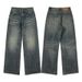 Men's Washed Whiskered Jeans Retro Archer0603 Trendy Vintage Trousers For Spring Men's Wear_mkmklike.com