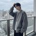 Vintage Japanese-style Waffle Knit Heavy Baseball Men Women, Trendy Brand Spring And Autumn, Casual Versatile Jacket For_mkmklike.com