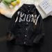 Men's Clothing American Graffiti Letter Print Denim Jacket For Young Men Loose High Street Hong Kong Style Coat Trendy Top_mkmklike.com