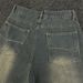 Men's Vintage Washed Wide-Leg Jeans – Oversized Streetwear Denim Pants With Distressed Effects (S-3XL, Blue)_mkmklike.com