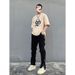 Nordmann European And American Style Black Jeans For Men Slim Fit Hip-Hop Long Autumn Winter Design Straight Casual Pants_mkmklike.com