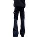 Men's Clothing High Street Vibe Style Zipper Slit Jeans Men Ins Loose Straight Ink Splashed Micro Flared Trousers_mkmklike.com