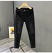 Men's Black Ripped Jeans High Street Fashion Baggy Denim Pants With Distressed Details For Casual Wear_mkmklike.com