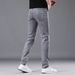 BOY Tencel Jeans Summer Thin Ice Silk Straight Versatile Men Business Casual Long Slim Fit Skinny Pants_mkmklike.com