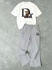 Men's Clothing Men's Retro Hip Hop Denim Shorts High Street Style Rhinestone Embellished Straight Leg Loose Fit Five Point_mkmklike.com