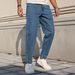 Men's Clothing Fitted Tapered Casual Jeans American Style Export Fashionable Versatile Street Style_mkmklike.com