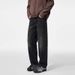 Men's High Street Retro Cleanfit Jeans – Straight-Leg Relaxed Fit Washed Denim Pants (Black/Ash Blue, 28-40)_mkmklike.com