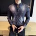 Pulse Foreign Trade Cross-Border Retro Style European And American Simple Trendy Long Sleeve Denim Men's Plus Size Stand_mkmklike.com