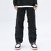 Vintage Distressed Black Jeans – High Street Baggy Fit With Subtle Flare (Unisex, S-3XL, Washed Black)_mkmklike.com