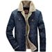 2026 Fashion Wintercoat Cowboy Outerwear Men's Cotton Lapel Long Sleeve Single-Breasted Thick Keep Warm Fleece Denim Jacket M-6XL_mkmklike.com