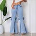 Women's Clothing European And American Retro 3D Bow Slim Fit Medium Elastic Floor Length Flared Jeans For Women_mkmklike.com
