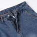 Trendy High Street Washed Denim Cargo Men's Multi-Pocket Design Wrinkled Vintage Loose Wide-Leg Pants_mkmklike.com