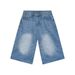 Vintage Washed Denim Shorts For Men – Relaxed Fit, Mid-Length, Straight Leg – Retro Summer Casual Shorts (Multiple Colors & Sizes)_mkmklike.com
