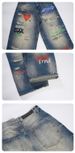 Men's & Women's American Streetwear Digital Print Jeans - Loose Fit Hip-Hop Straight Leg Casual Trousers_mkmklike.com