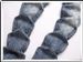 Men's Vintage Studded Flare Jeans - Light Blue Argyle Jacquard Denim Pants - Retro High Street Slim Fit Trousers For Men_mkmklike.com