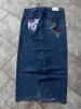 Men's Jeans Pocket Colorful Pattern Baggy Washed Blue Wide-leg Jean 2026 Street Trend Versatile Style Daily Denim_mkmklike.com