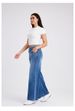 K High Waisted Yoga Jeans For Women, High Stretch And Slimming, Loose Pockets, Wide Leg Casual Pants_mkmklike.com