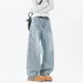 American Washed Jeans Men's Spring And Autumn New Models Gradually Change Old Versatile Teenagers Loose Straight Pants_mkmklike.com