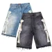 Men's Jeans Summer Retro Skeleton Denim Shorts Sports Casual Fashion Hip-hop Wearing Street 55 Pants Daily Outfit Men's_mkmklike.com