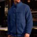Cross-Border European And American Casual Sports Zipper Design Soft Couple Loose Arctic Velvet Stand Collar_mkmklike.com