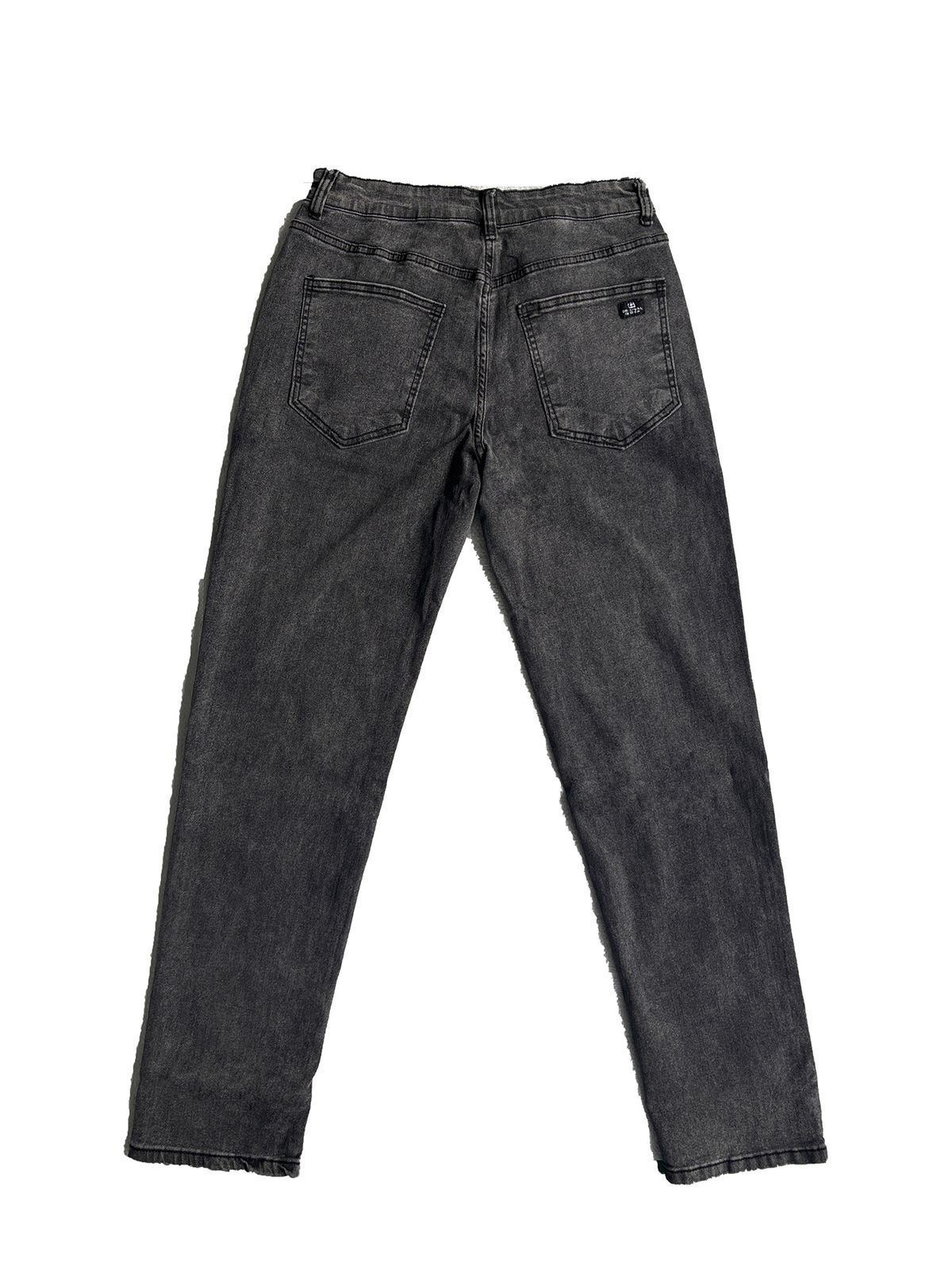 Men's Stretch Slim Fit Straight Leg Jeans High Street Style Elegant Basic Business Trendy Trousers_mkmklike.com